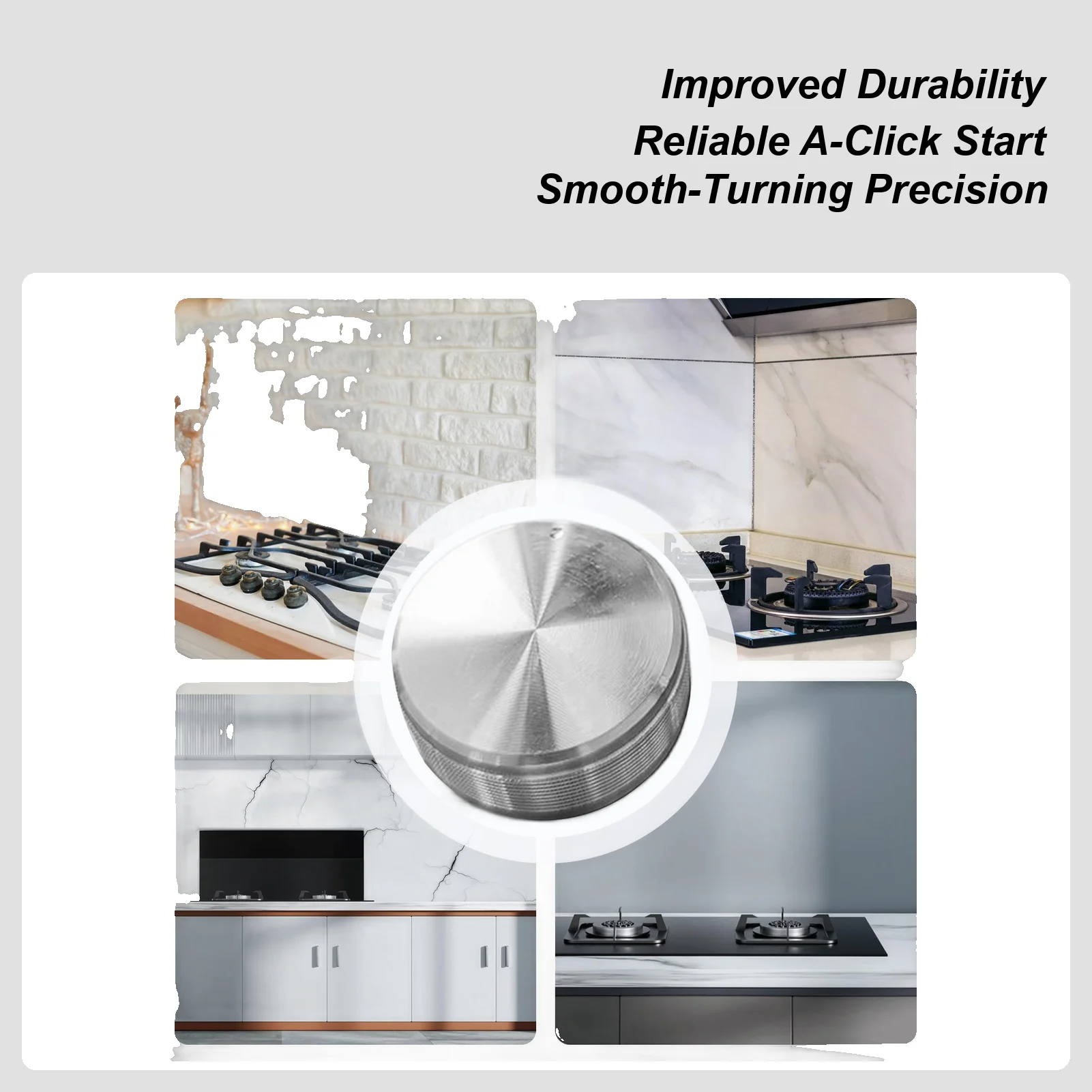 Stove Knob Outdoor Control Knobs Cooker Top Button Replacement Parts Heat Resistant For Cooktop Appliance Home Apartment Camping