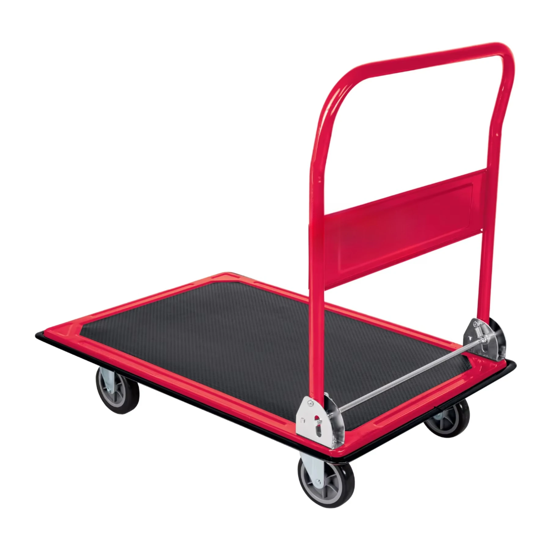 400kg Four-Wheel Foldable Roll Container Cargo Cart with Steel Frame for Shopping