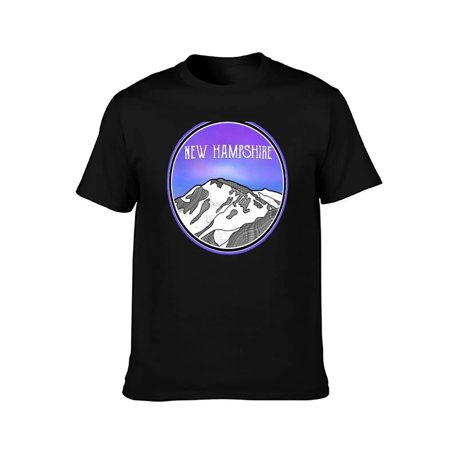 New Hampshire Mountains T-Shirt Casual Everyday Short Sleeve T-Shirt
