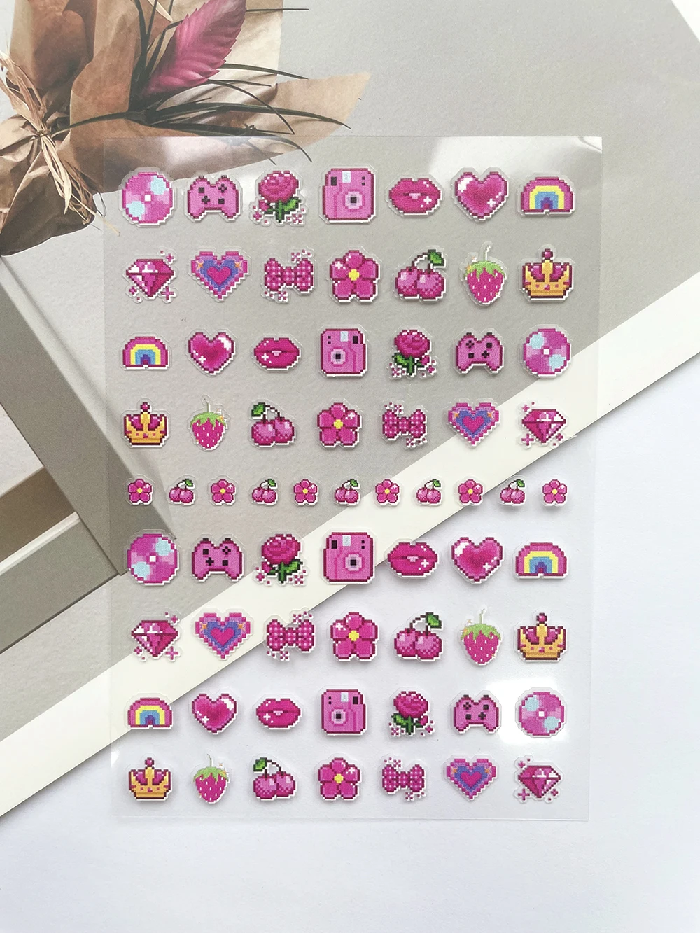 สติกเกอร์ลายเสือดาวน่ารัก 1 ชิ - Phone Accessories Poster บทวิจารณ์และราคา