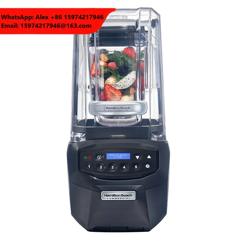 Commercial Electric Blender With Sound Cover Silent Blender Heavy Duty Soundproof Blender
