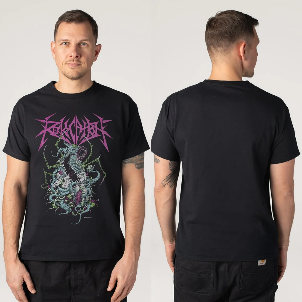 Fit Revocation Grafik-Baumwoll-T-Shirt Unisex Sommer Kurzarm Mode Marken-T-Shirt Luxus Casual Vintage Tees – Detail 4