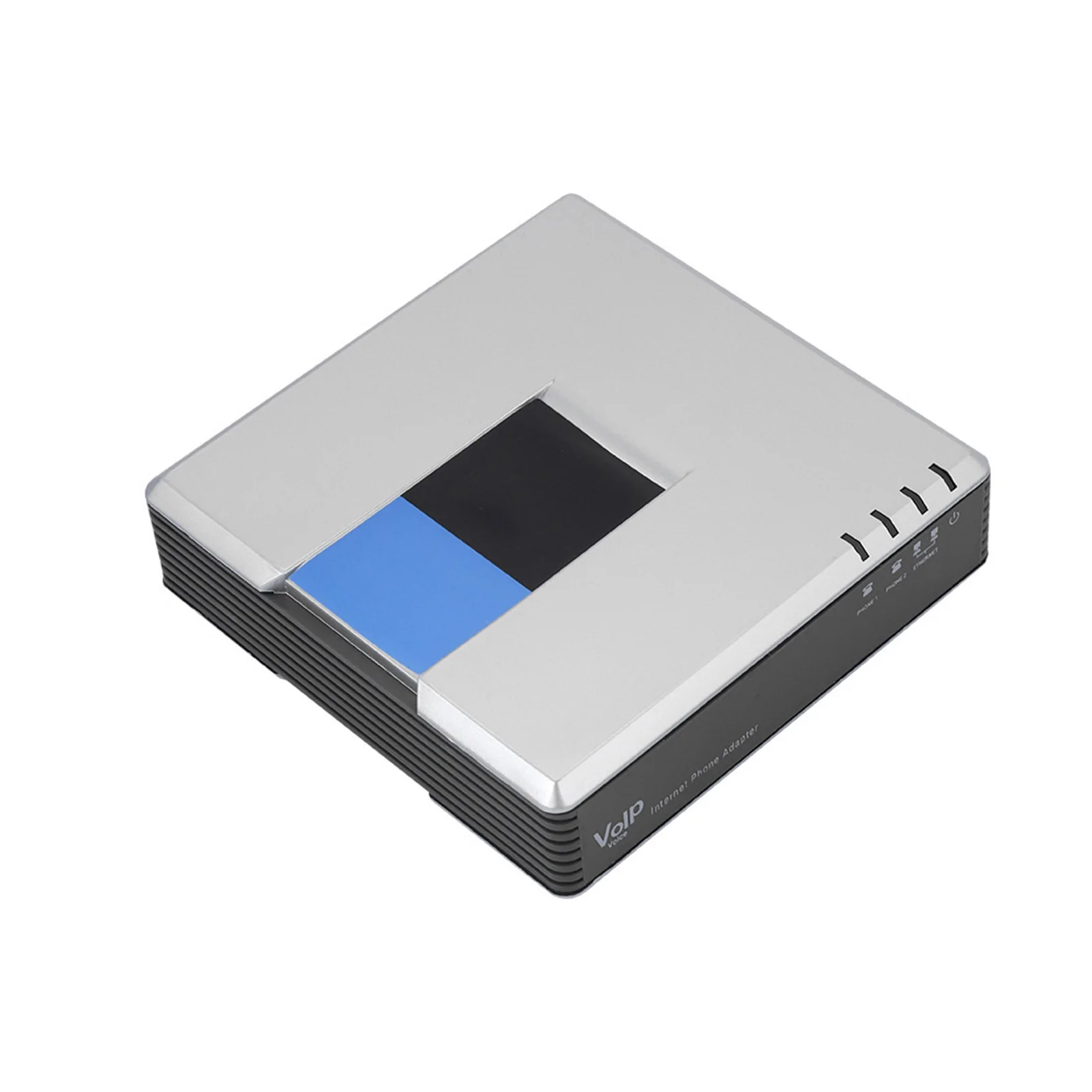 Protable Unlocked VoIP Gateway Internet Phone 2 Ports Adapter SIP RJ45 Cable Lightweight Stable Plug and Play For Linksys PAP2T