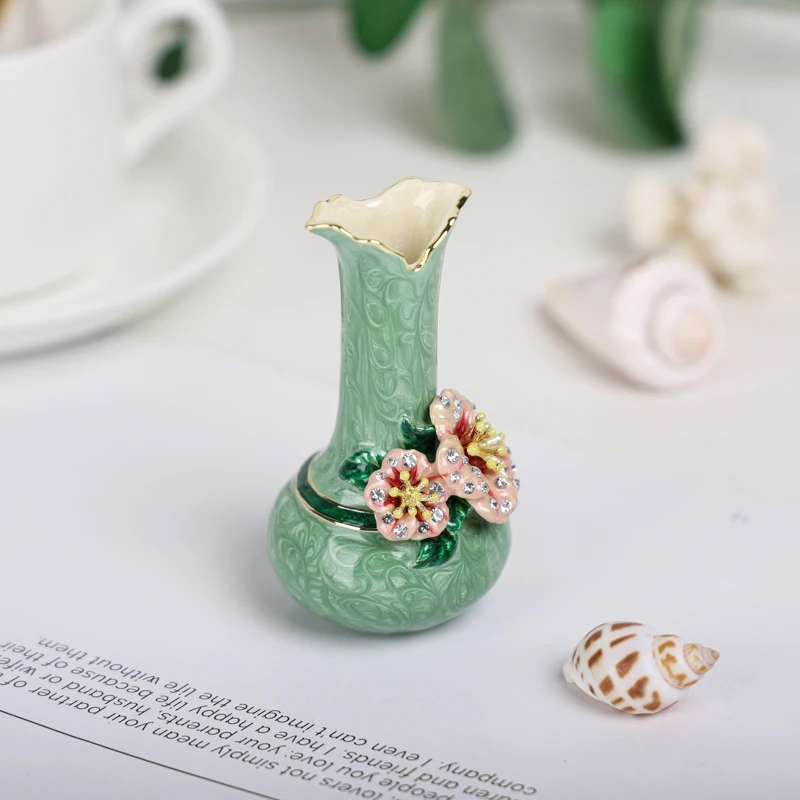 SHINNYGIFTS Enamel Trinket Box, Wedding Favor, Handmade, Home, Decorative Gift Box