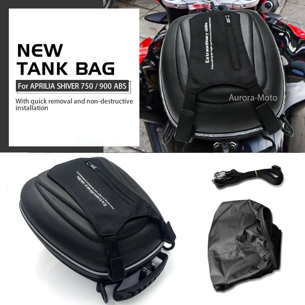 

For Aprilia SHIVER GT 750 SHIVER 750 900 ABS ETV 1000 Tank Bag Motorcycle Navigation Bags Waterproof Bag Tanklock Accessories