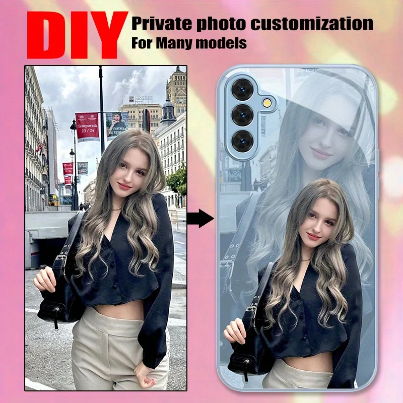 Luxury DIY New Customized Phone Case For vivo Y29 Y78 Y36 Y27 Y16 Y77 Y35 Y72 V60 V27 X80 Lite 4G 5G Tempered Glass Back Cover