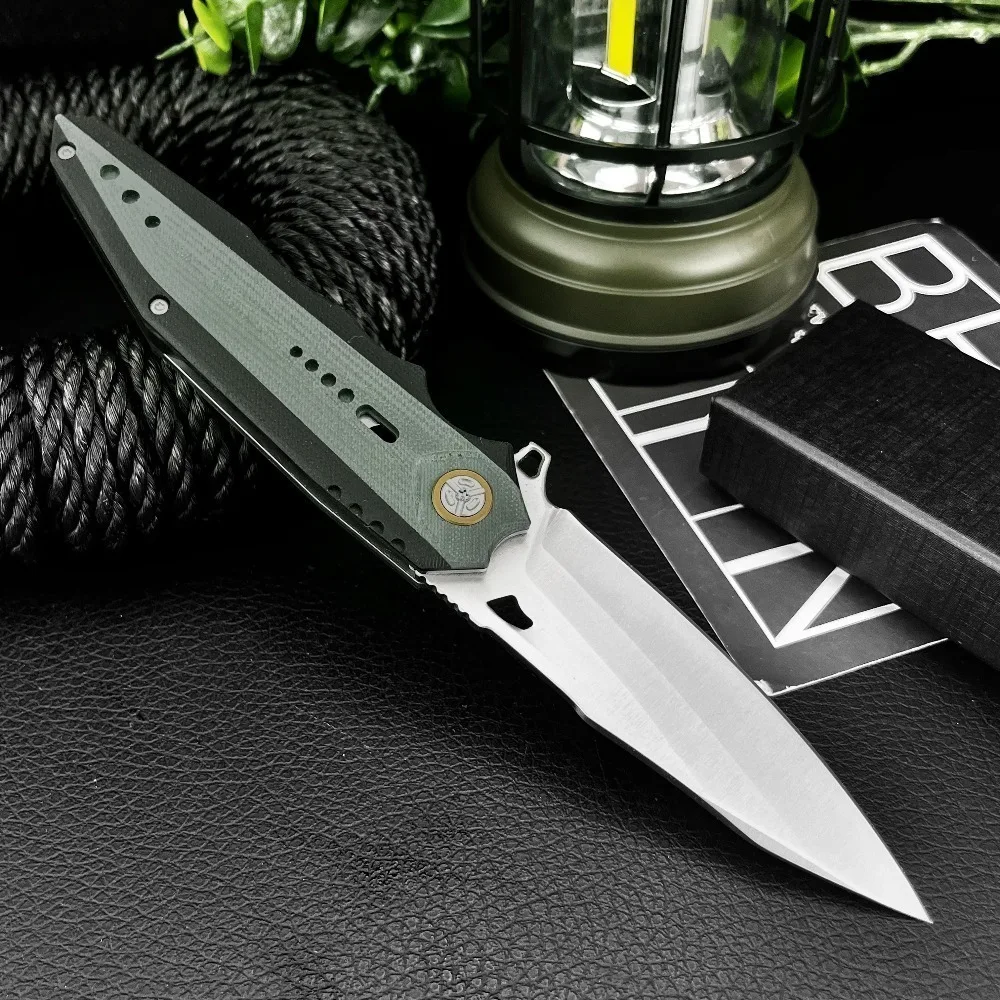 2025 صلابة عالية سكين جيب 8Cr13Mov بليد G10 مقبض فائدة الدفاع عن النفس بقاء السكاكين في الهواء الطلق التخييم الصيد السكاكين #2