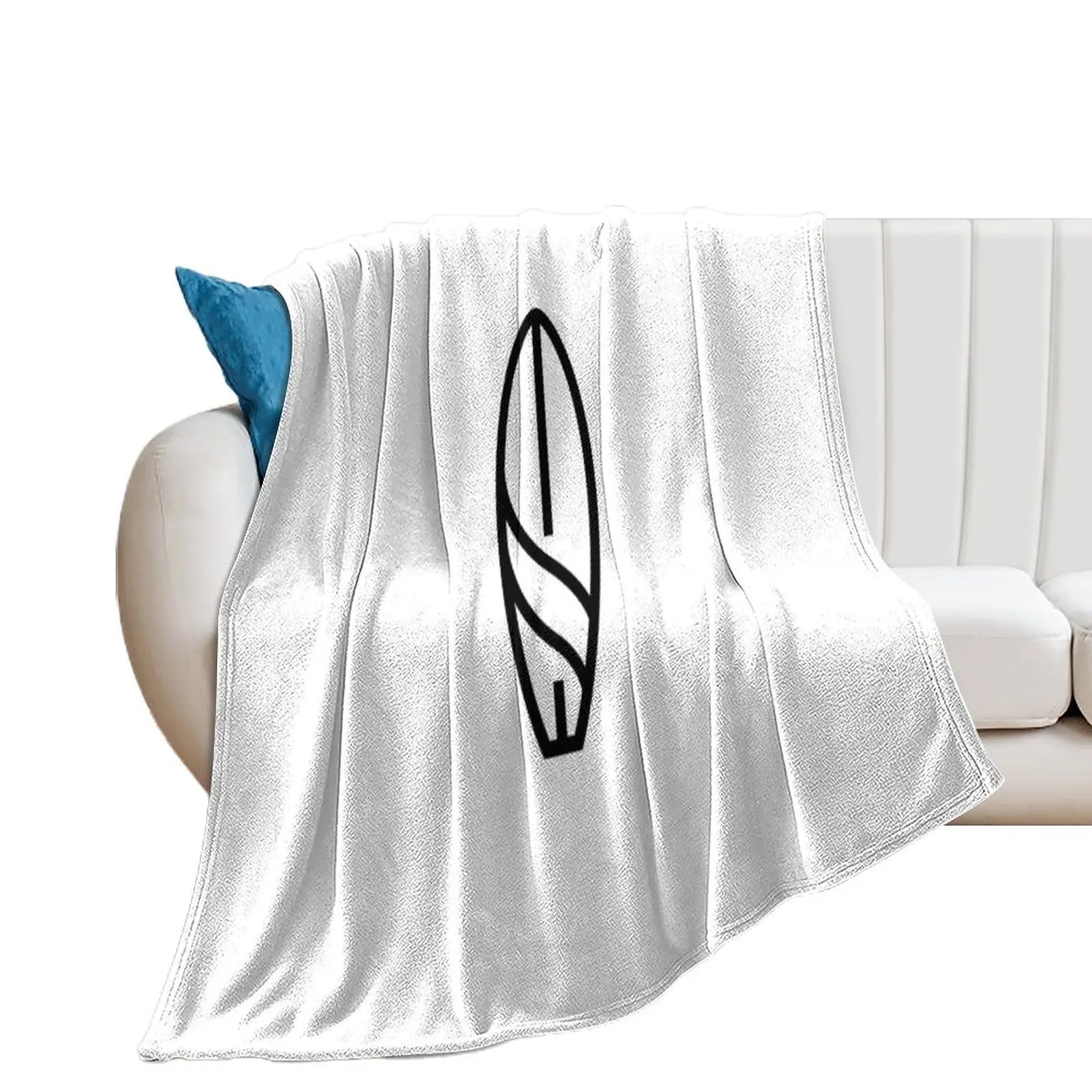 Surfboard Throw Blanket Thins Large Blankets