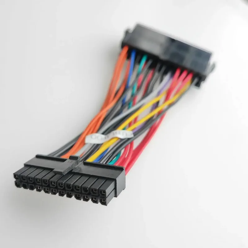 Nowy ATX PSU standardowy 24Pin żeński na Mini 24P męski wewnętrzny konwerter zasilacz kabel do DELL 780 980 760 960 PC