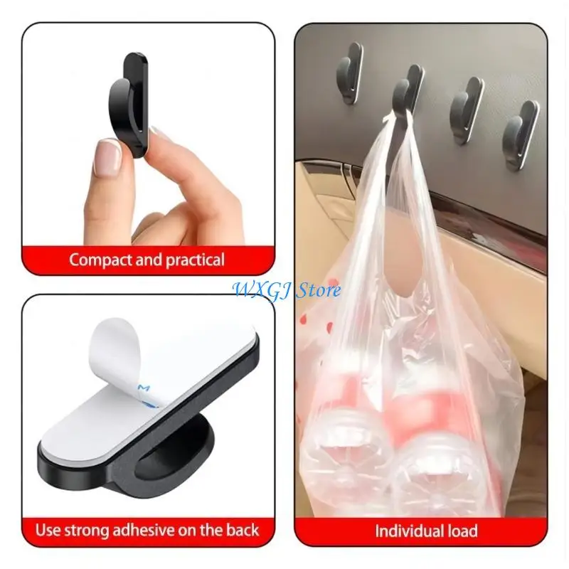 37JE HAND CAR HOOK عمليًا لتوفير مساحة الخطاف المصغرة #4