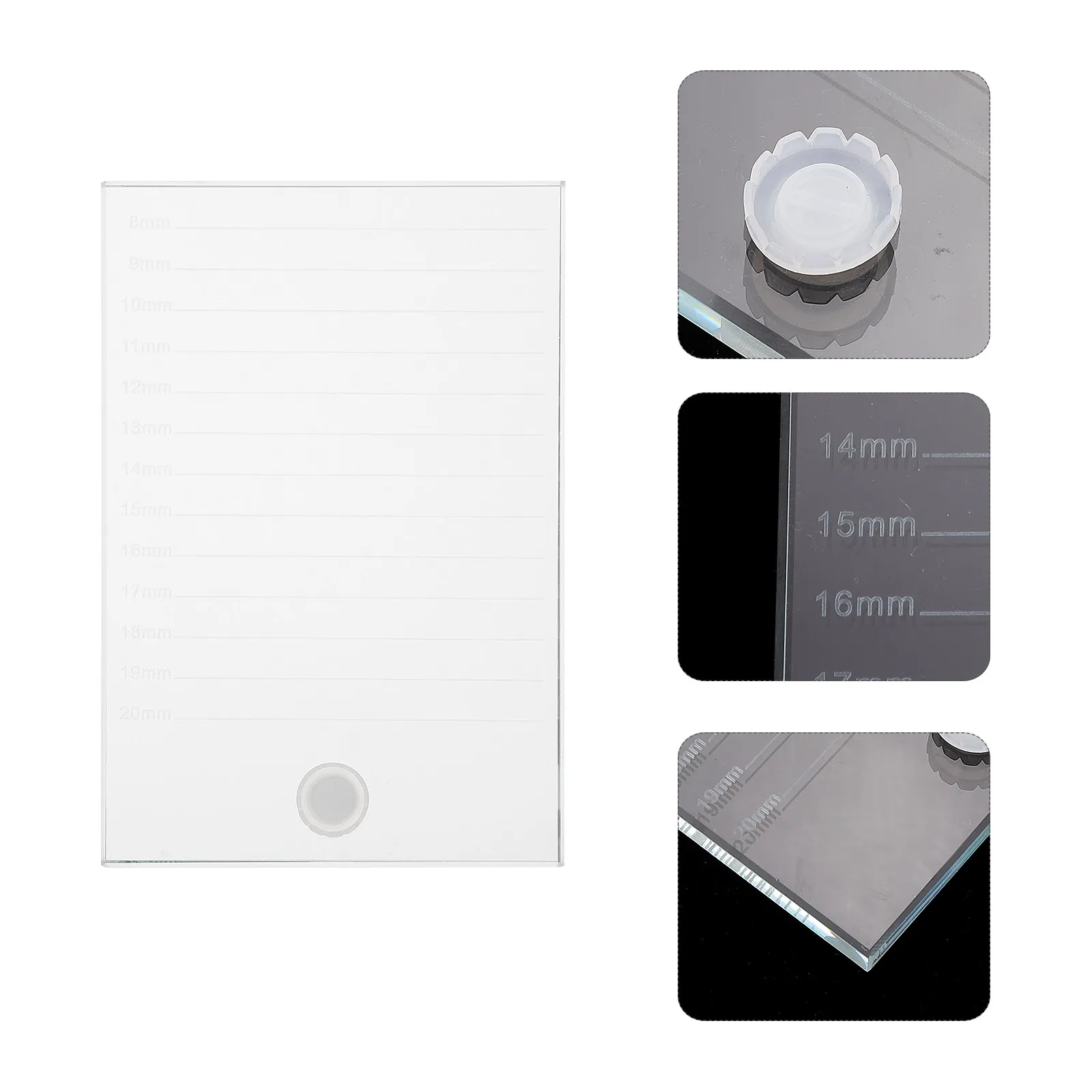 

Подставка для наращивания ресниц большого размера 15x10 см, держатель для ресниц, поддон для клея, принадлежности для наращивания накладных ресниц, косметические принадлежности