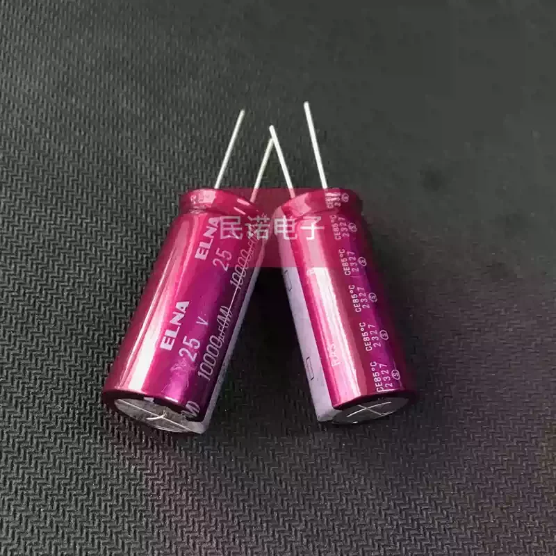 5-30pcs New Purple Robe Japanese Ina R3 25v 10000uF Audio Filter Electrolytic Capacitor 18x40