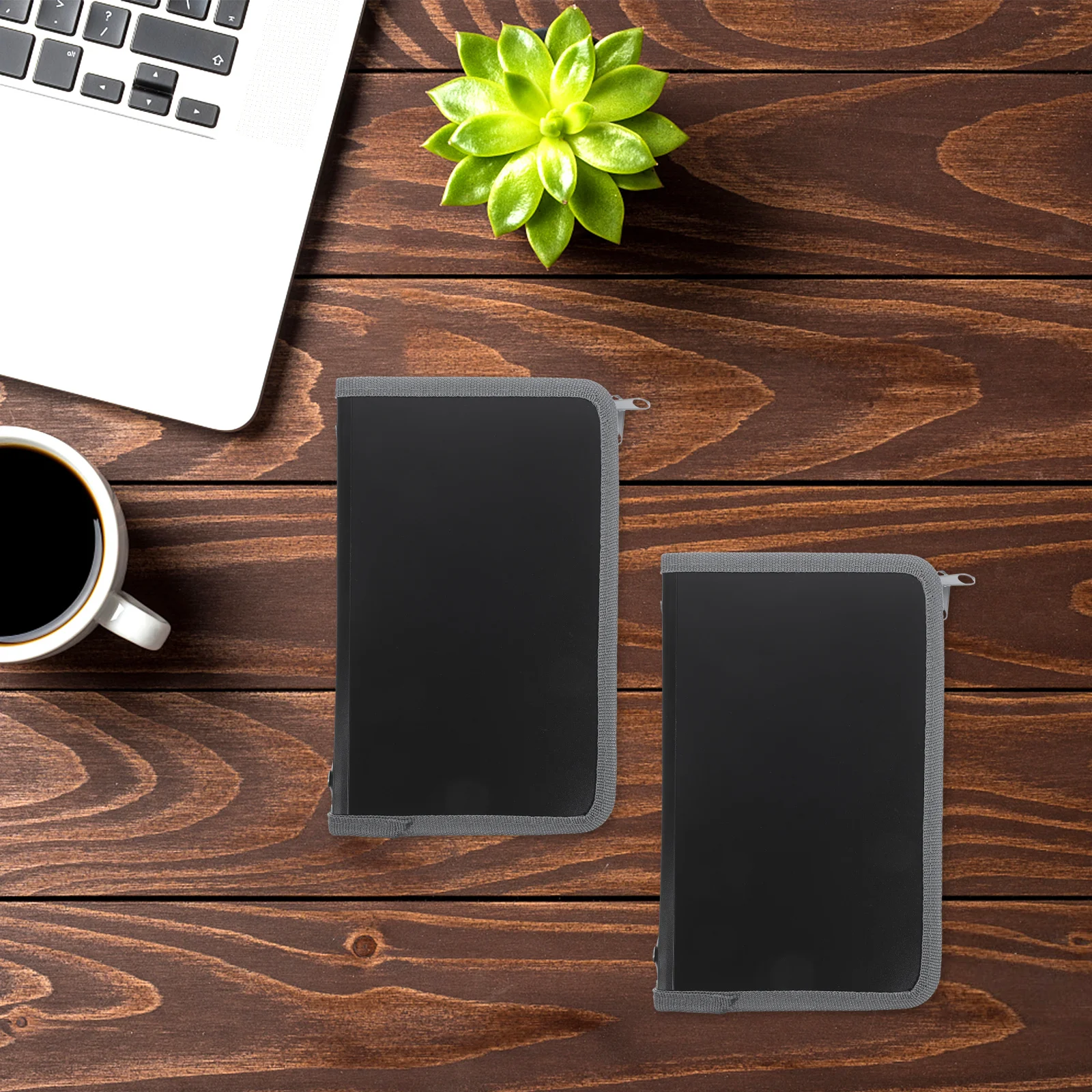 2Pcs Large Capacity Wind Bellows File Folder Multi-Layer Receipt Organizer for Office Home School Travel Document Storage