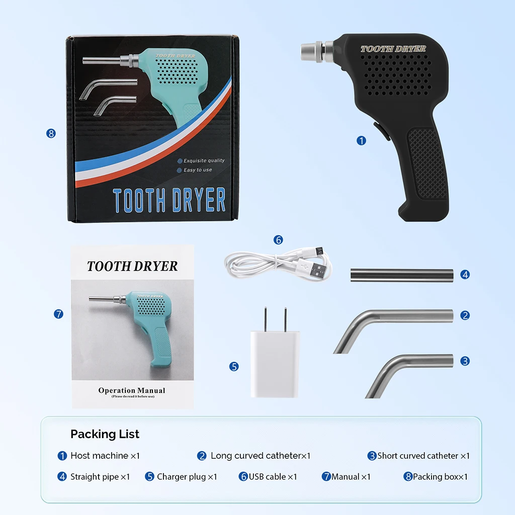 AZDENT Dentaler Zahntrockner Luftwärmer Elektrische Trocknungsmaschine für Oralorthopädie Zahnmedizin Laborausrüstung Autoklavierbar – Detail 10