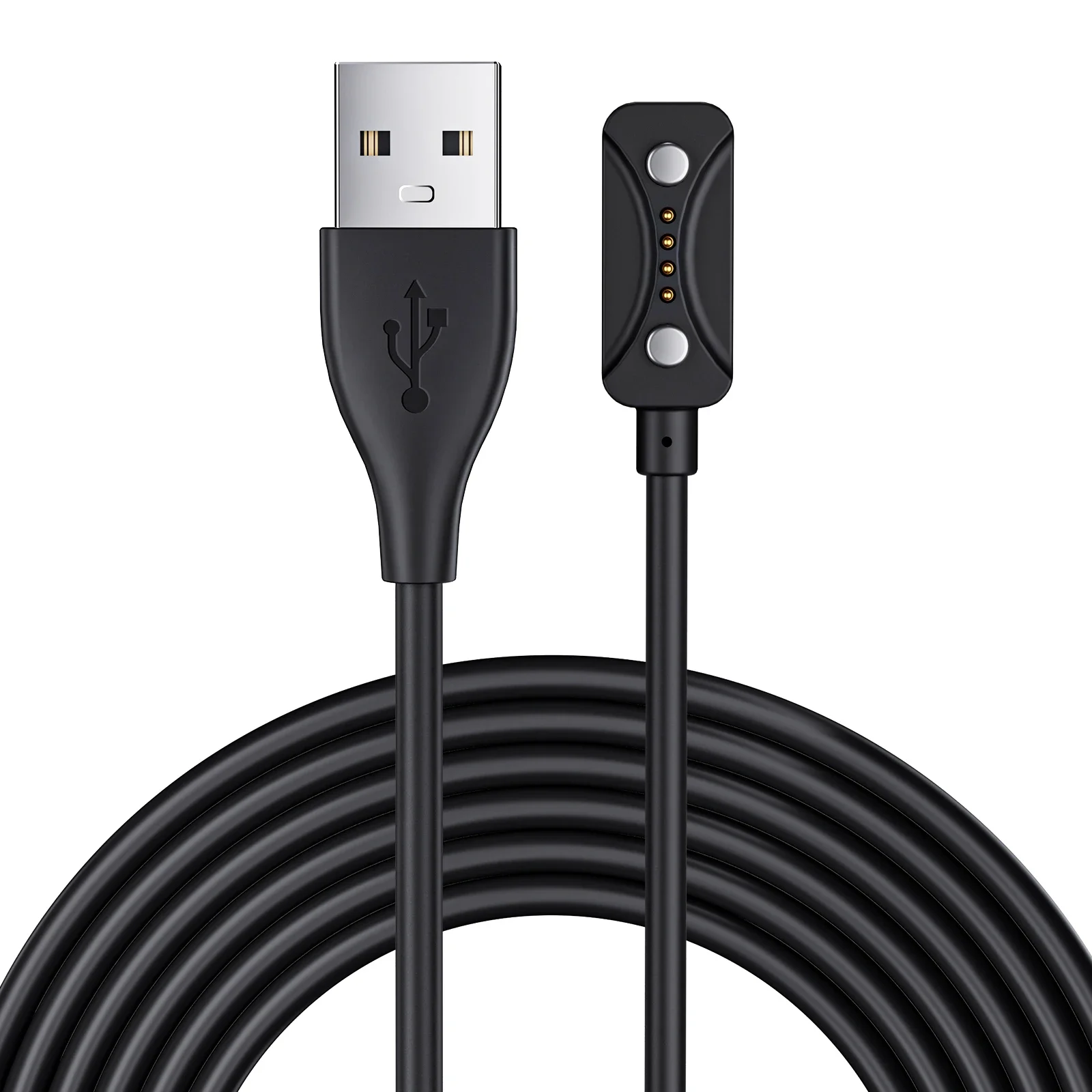 

Магнитный USB-кабель для зарядки, адаптер для зарядного устройства, 2-контактный адаптер для док-станции для умных часов, провод для зарядки для Polar Pacer/Pacer Pro
