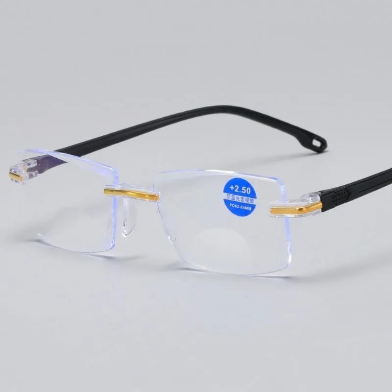 Quadratische klassische Leseglaslinsen +1,0 ~ +4,0 Anti-Strahlungs-Brille für Damen – Detail 5