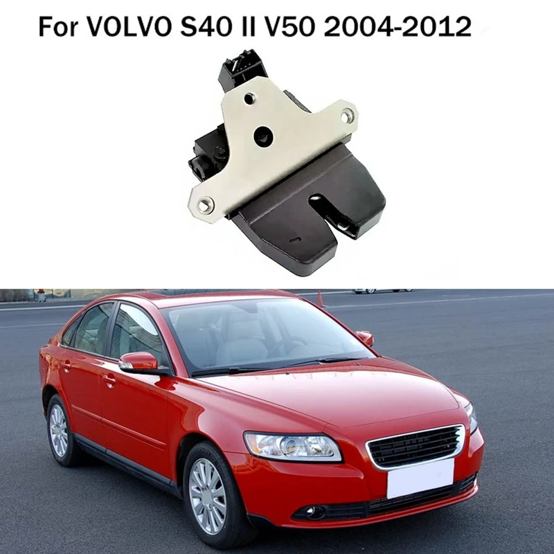 1 Piece Tailgate Latch Rear Tailgate Flap Trunk Lock Parts Accessories For VOLVO S40 II V50 2004-2012 31335047,31335870,31335045