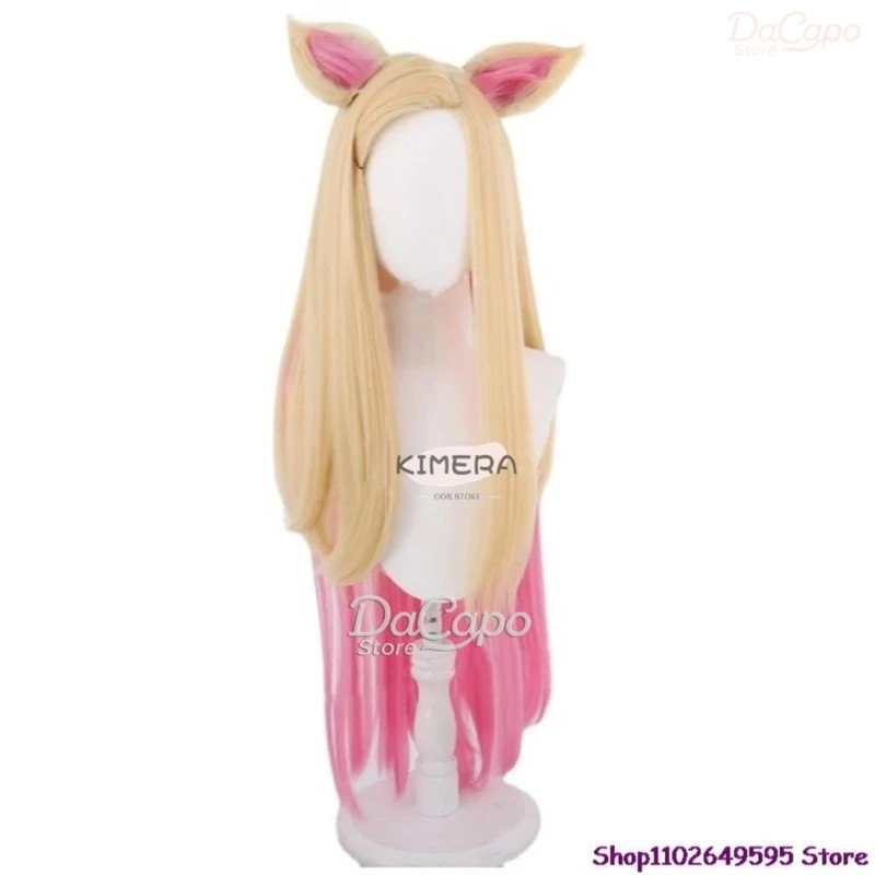 Game LOLl Ahri KDA The Baddest Cosplay Costume Wig Ears Anime The Nine Tailed Fox Tail Sexy Woman Outfit Halloween Black Uniform view 6