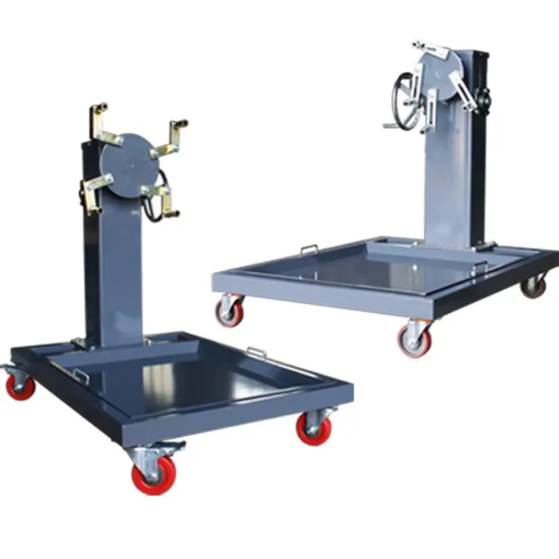 Split engine rollover bracket Automotive engine disassembly and maintenance bracket