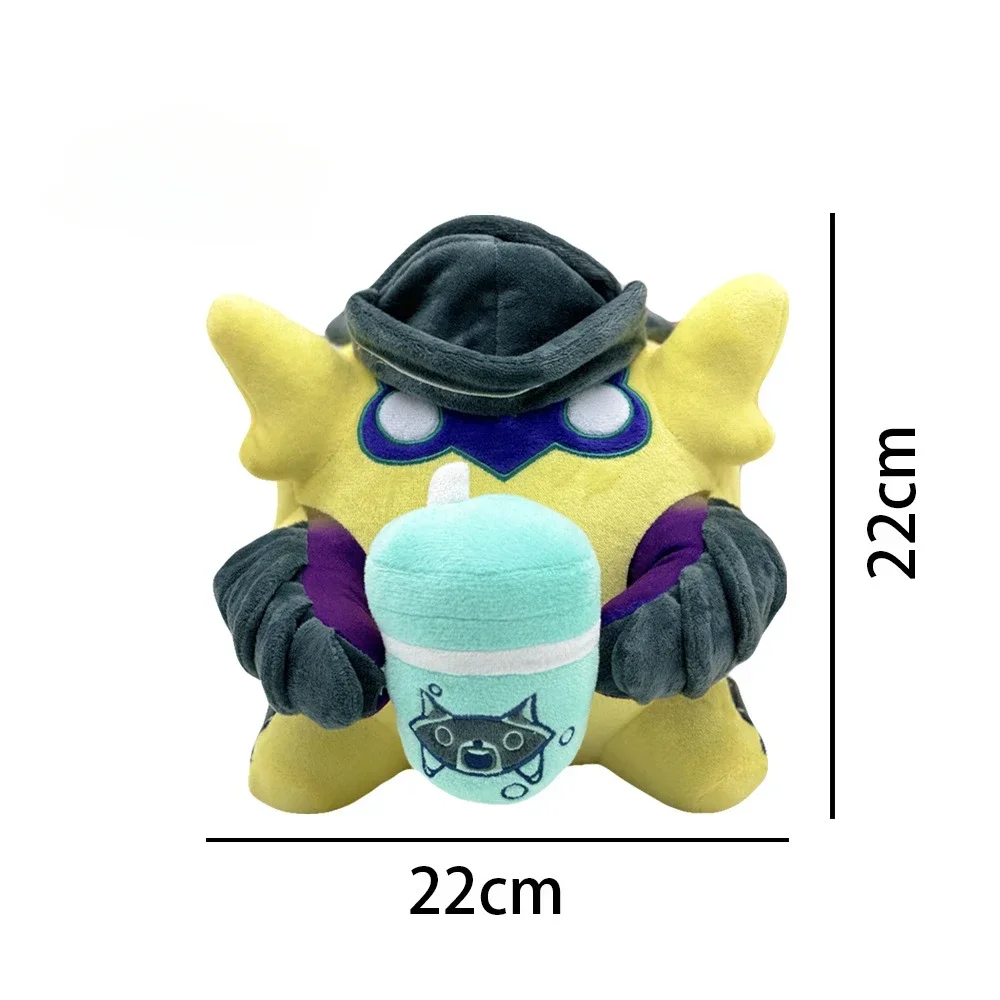 23cm New Valorant Game Figure Plush Doll Wingman Gekko Hold A Water Cup Peripherals Model Soft Birthday Gifts Toys Game Kids