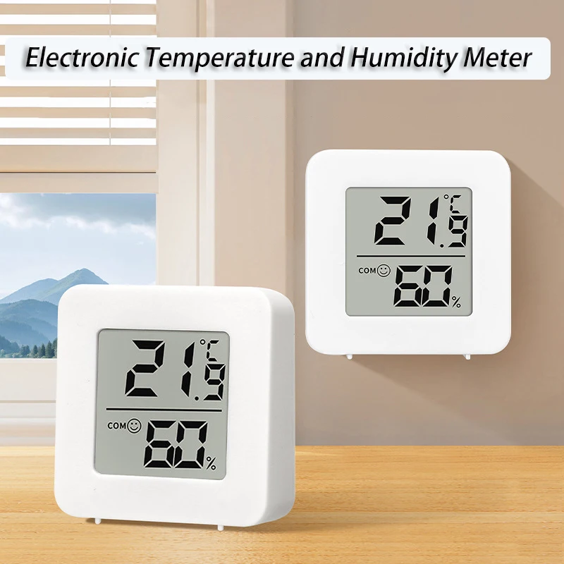 Mini LCD ميزان الحرارة الرقمي الرطوبة غرفة داخلية الإلكترونية درجة الحرارة مقياس الرطوبة الاستشعار محطة الطقس للمنزل #1