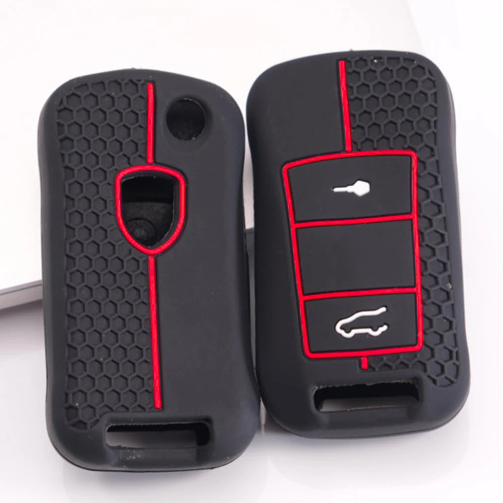 Protective Key Cover For Porsche 911 911 GT3 Cayenne Macan Panamera Cayman Boxster 718 Taycan Carrera Cayenne Coupe Turbo S