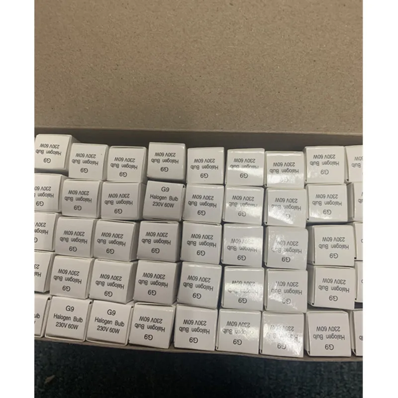 5/10/20/50PCS G9 230V 18W 25W 33W 40W 60W LED Lamp Bulbs Inserted Beads Crystal Lamp Halogen Bulb  Eco Halogen Light Bulbs