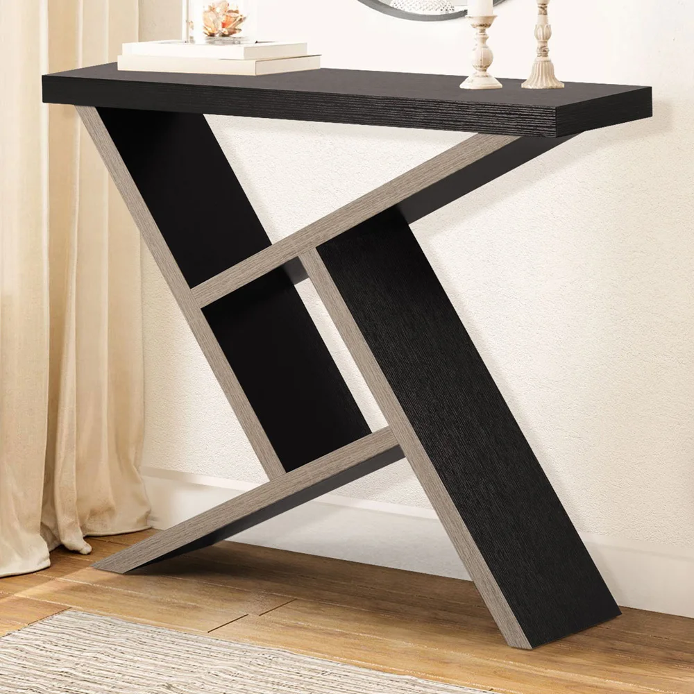 

！@Combohome Factory Wholesale Farmhouse Wood Natural Modern Console Tables Mesa De Entrada Entryway Table for Entryway