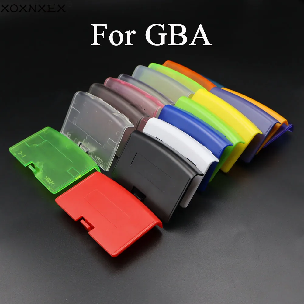 1pcs 18 colors choose Replacement Battery Cover Lid Door Shell For Nintend Gameboy Advance GBA Back door Case cover