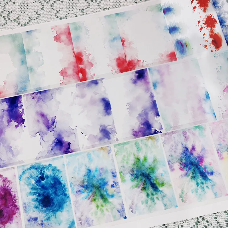 Gradient Blending Background Washi Tape 5R per Meter Resin Liquid Flow Background Journal Scrapbooking DIY Base Decoration
