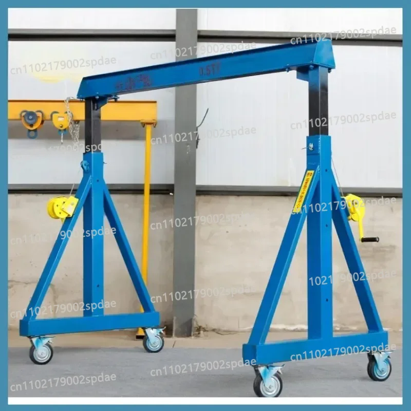 Movable Electric Simple Gantry Crane I Beam Lifting Hanger For Industrial Material Handling