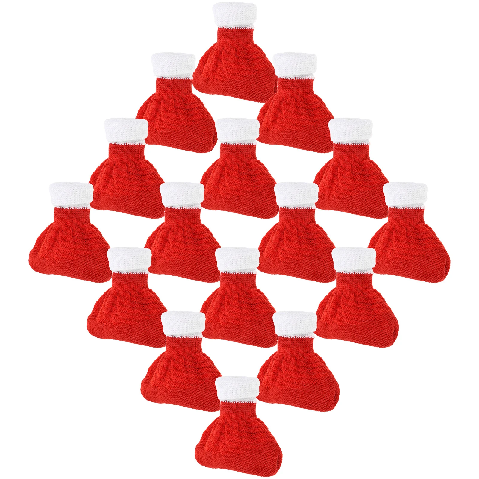 

16pcs Chair Caps Table Leg Covers Christmas Decoration Furniture Protectors Anti-Scratch Holiday Decor Xmas Chair