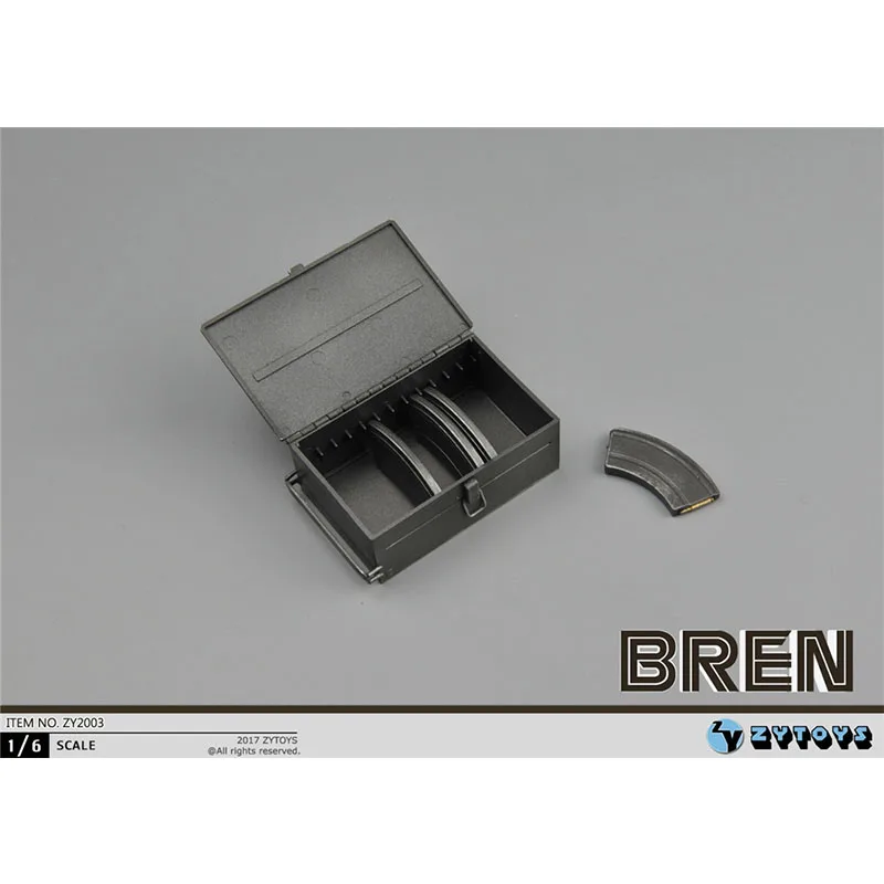 ZY2003 1/6 Skala Bren Light Machine WW2 Broń Brytyjska Armia Żołnierz Akcesoria dla 12-calowych figurek akcji Kolekcja wojskowa
