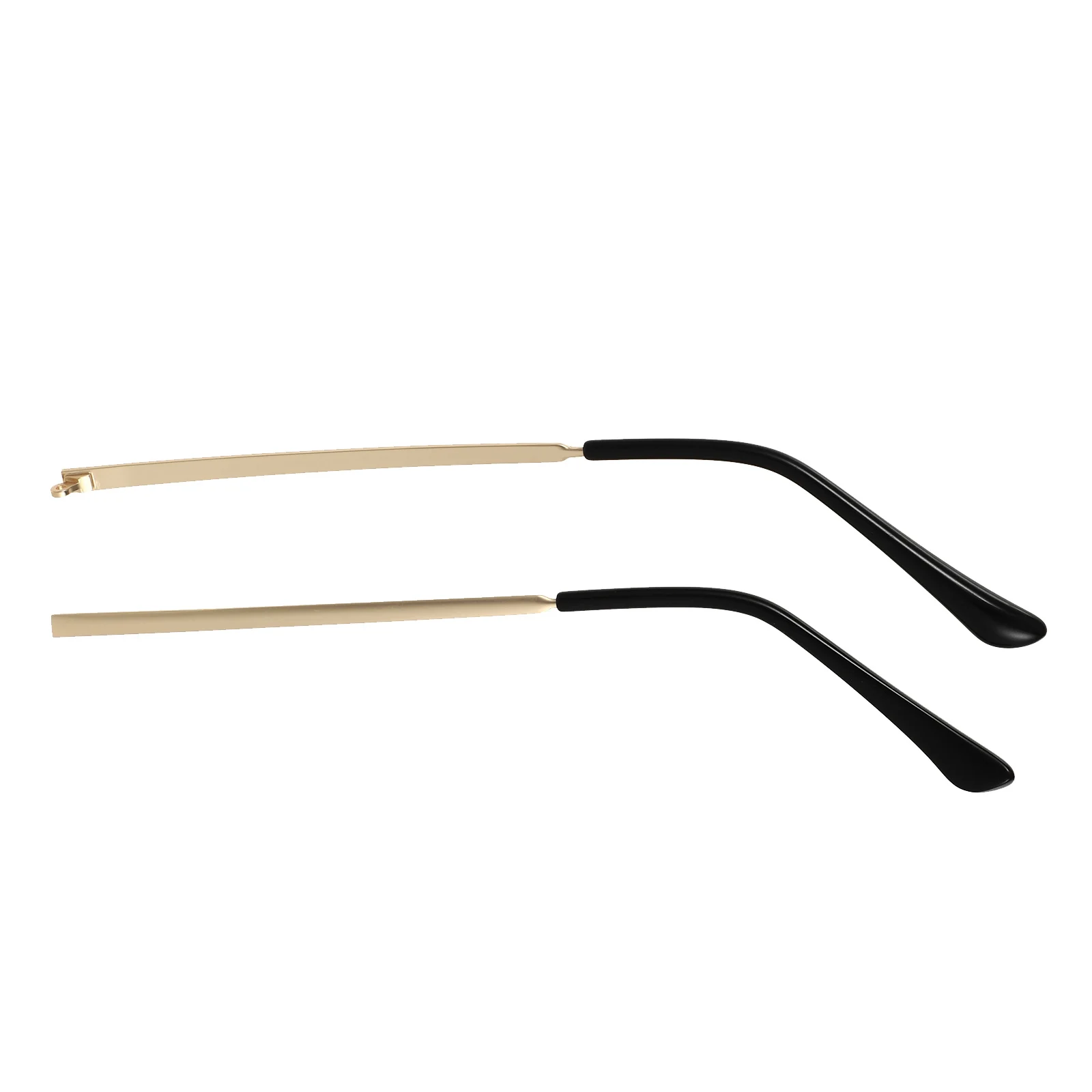 1 par de óculos de metal, templos de substituição, forte curvatura, resistente para óculos de sol, óculos de leitura, ajuste confortável, templo