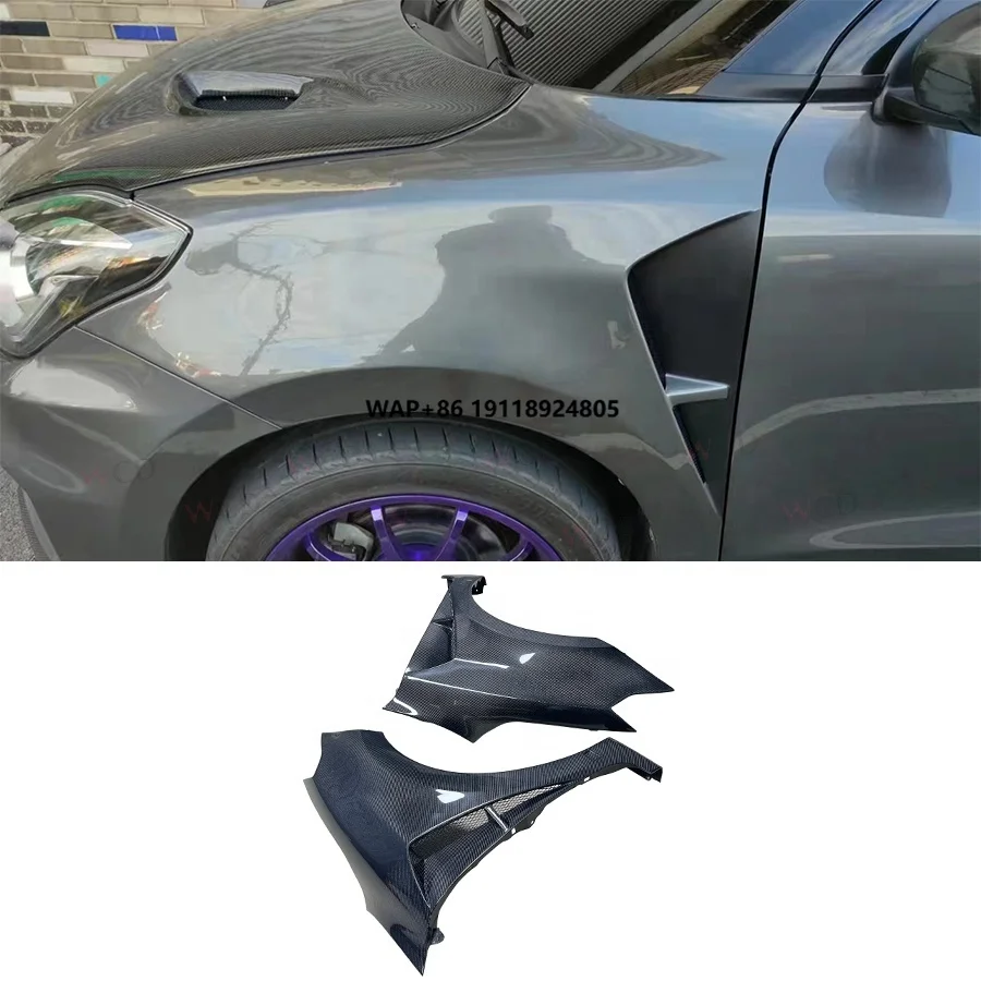 

Swift ZC33S 2017-2021 Carbon Fiber Front Fender Car Bumper Side Vent Air Intake Cover Bodykit