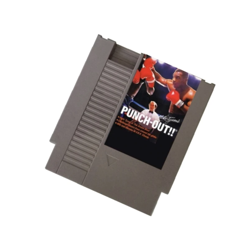 ตลับเกม Punch Out ของ Mike Tyson สําหรับ FC / NES คอนโซล 60Pins / 72Pins การ์ดวิดีโอเกม