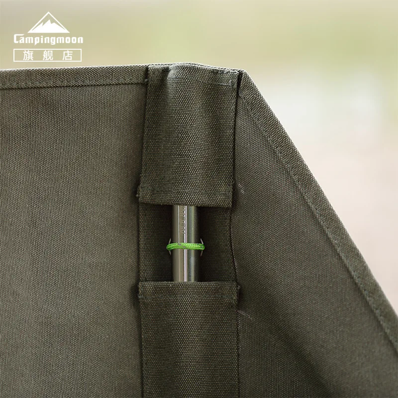 CAMPINGMOON B-660 flame retardant canvas fire burning array screen windproof fence outdoor picnic windproof equipment