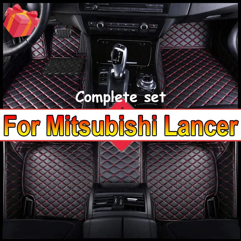 Car Floor Mat For Mitsubishi Lancer II Cedia Virage 2009~ 2014 Accesorios Para Auto Non-slip Floor Mats Car Accessories Interior