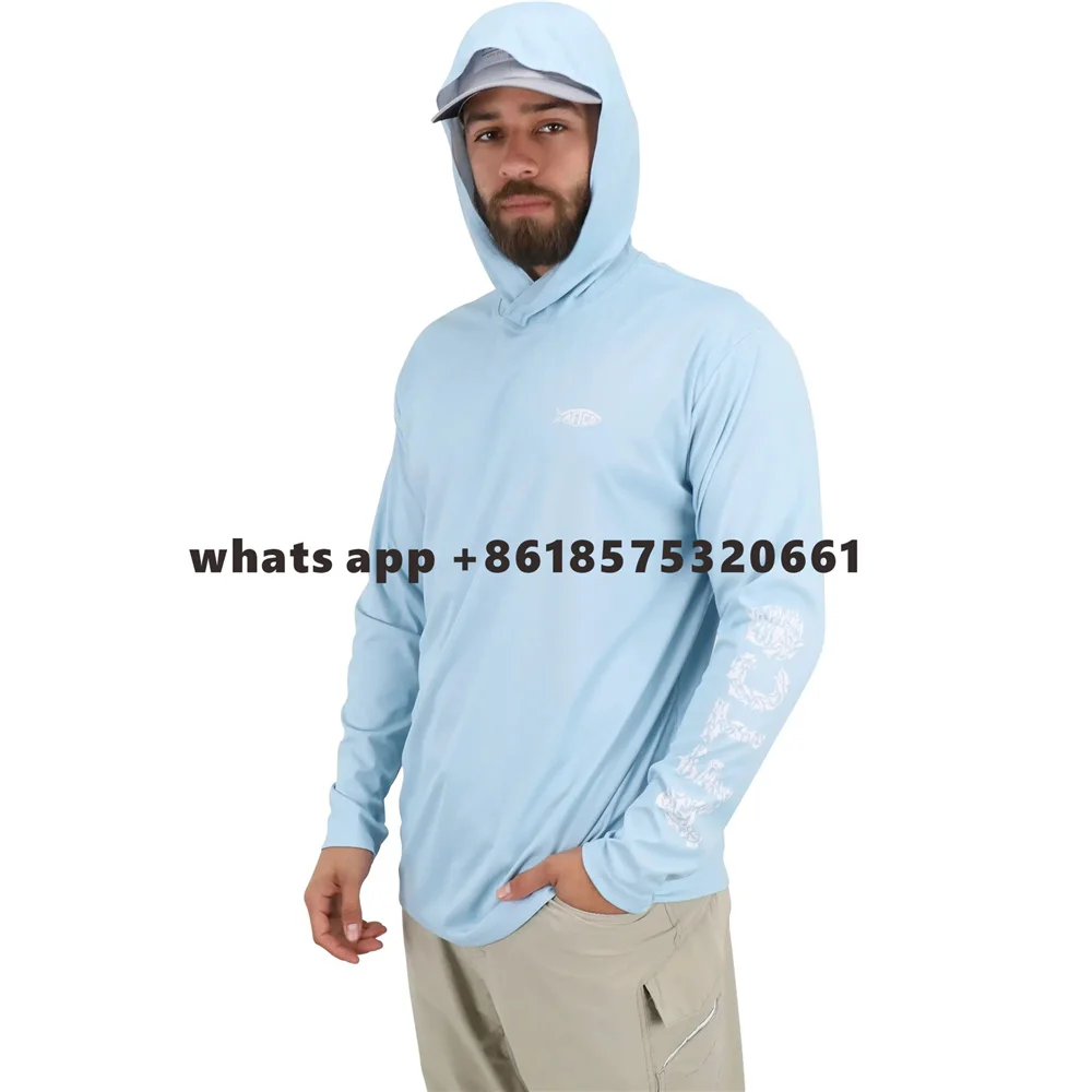 Sudadera con capucha para deportes al aire libre para hombre, Camisa De Pesca transpirable con protección Uv, ropa personalizada multifunción, Verano