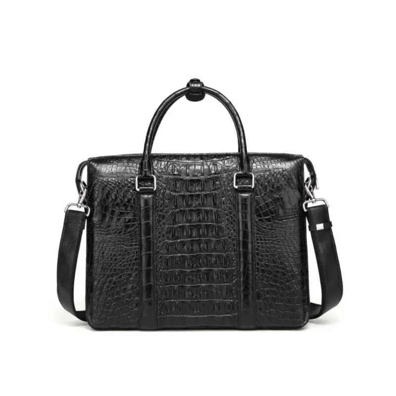 hongzhiyan  new   men briefcase business handbag crocodile leather office casual fashion high-end cross-shoulder bag men handbag