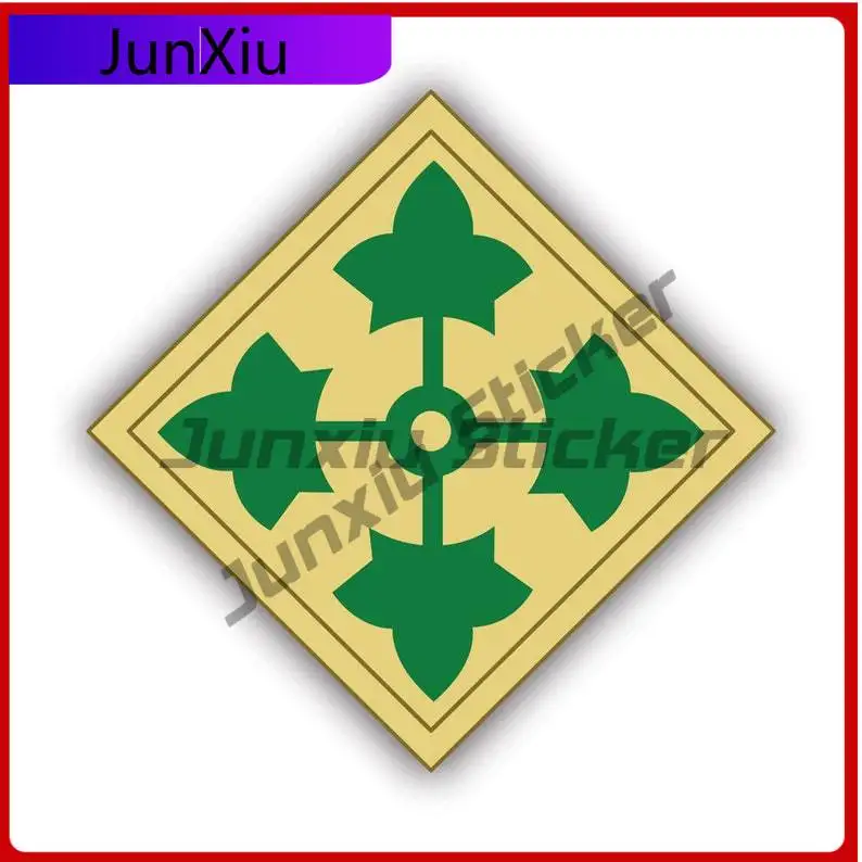 

4th Infantry Division Sticker Uv Protected Decalsfort Carson Colorado Co Car Sticker Vinyl Decal Waterproof Durable For Car