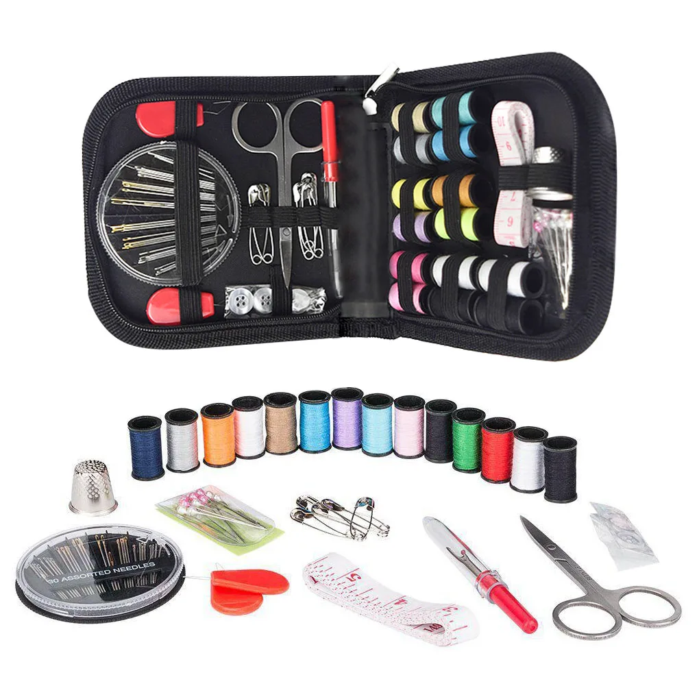 68pcs Sewing Set Multi-function Home Essential Thread Scissors Quilting Kit DIY Hand Craft Sewing Repair Tools