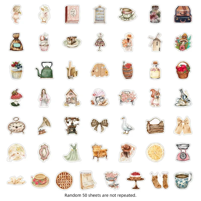 50 Stück Cartoon personalisierte kreative Graffiti Dekoration Aufkleber