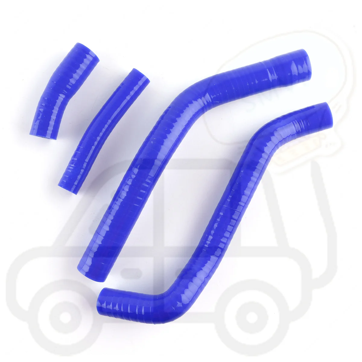 4PCS 3PLY Silicone Radiator Coolant Tube Pipe Hose Kit For 2014-2017 Yamaha YZ450F YZF450 2015 2016 Replacement Parts