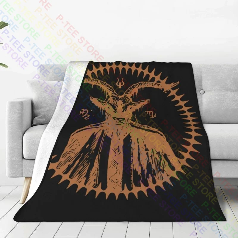 Varathron-Patriarchs Of Evil Rotting Christ Katavasia Blanket Winter Home Decor Machine Washable