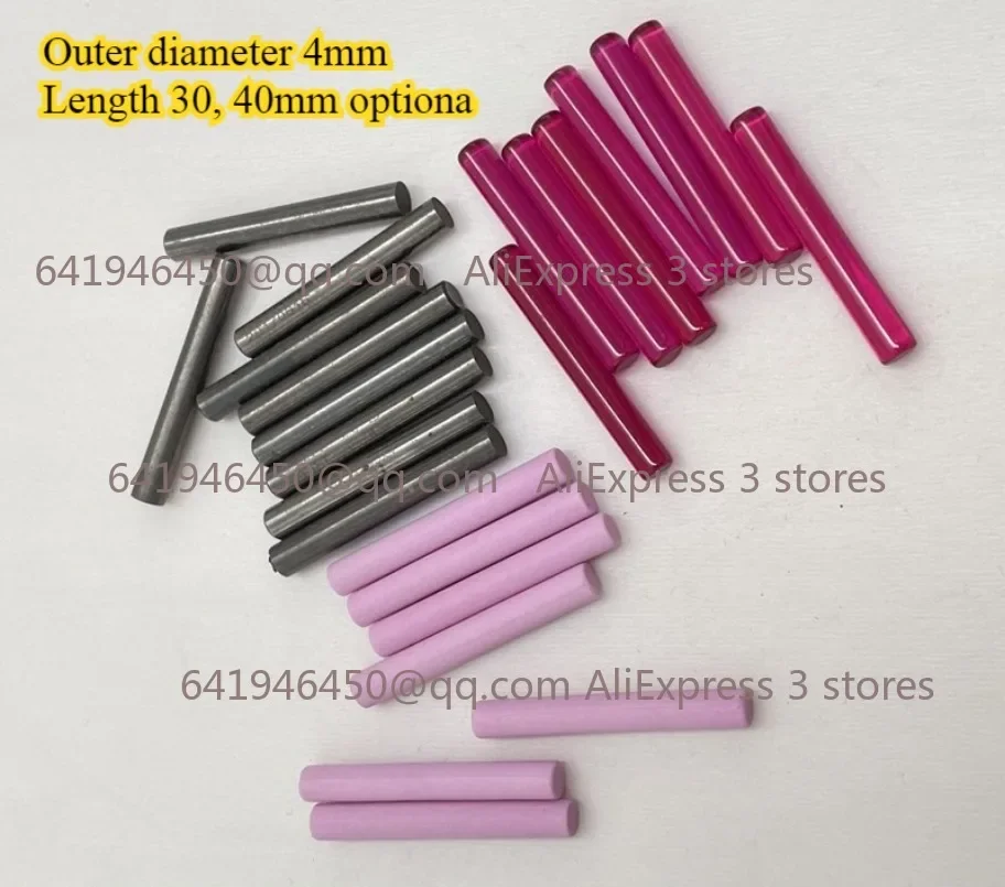 Wire Cut Parts Ruby Sticks 4*30mm/4*40mm Holder from Wire EDM Machine 2pcs