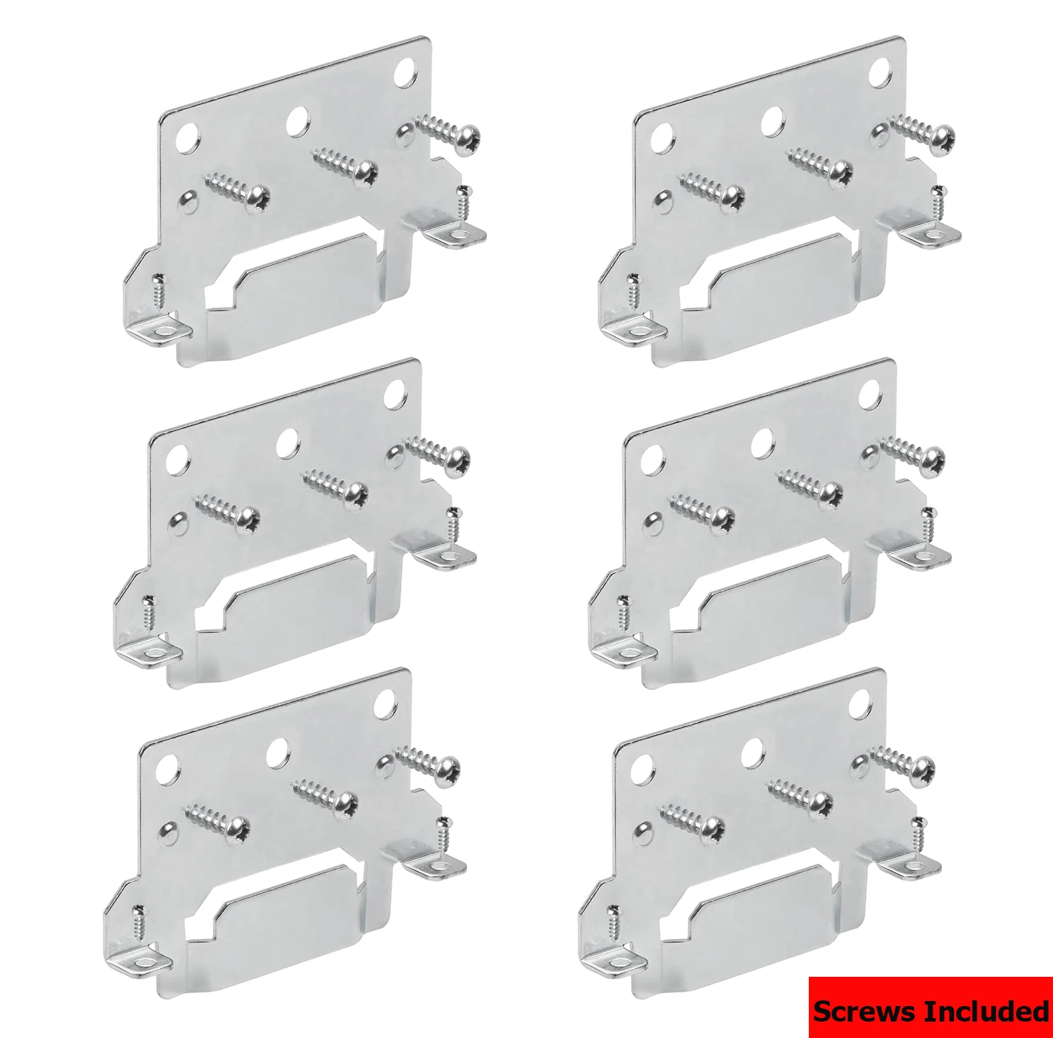 

6pcs Bed Monunting Brackets w/ Fitting Screws Camper Conversion Brackets Furniture hardware fastener Caravan Accessories