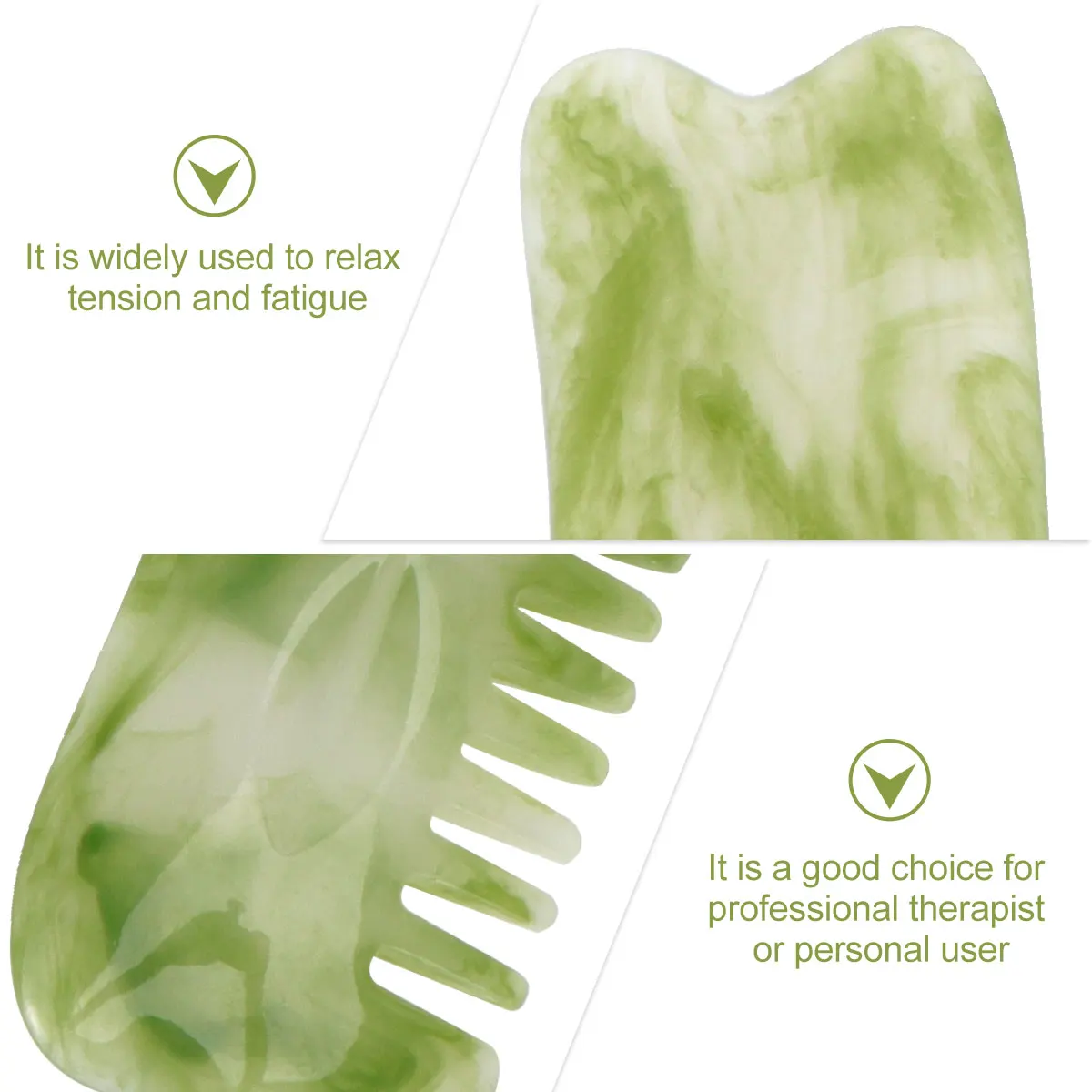 7Pcs Facial Guasha Scraper Set Natural Resin Massage Tools Relax Muscle Fatigue Beauty Therapy Spa Care Gift Scrapping Plate