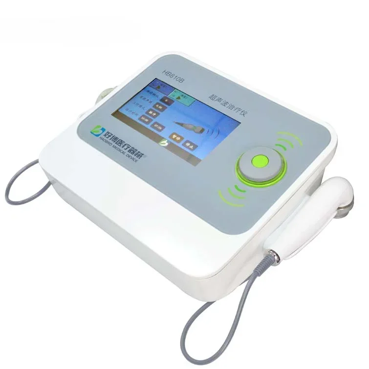 Ultrasound Therapy Device 1mhz And 3mhz Low Intensity Household Portable 2 Handles Ultrasound Physical Therapy Machine