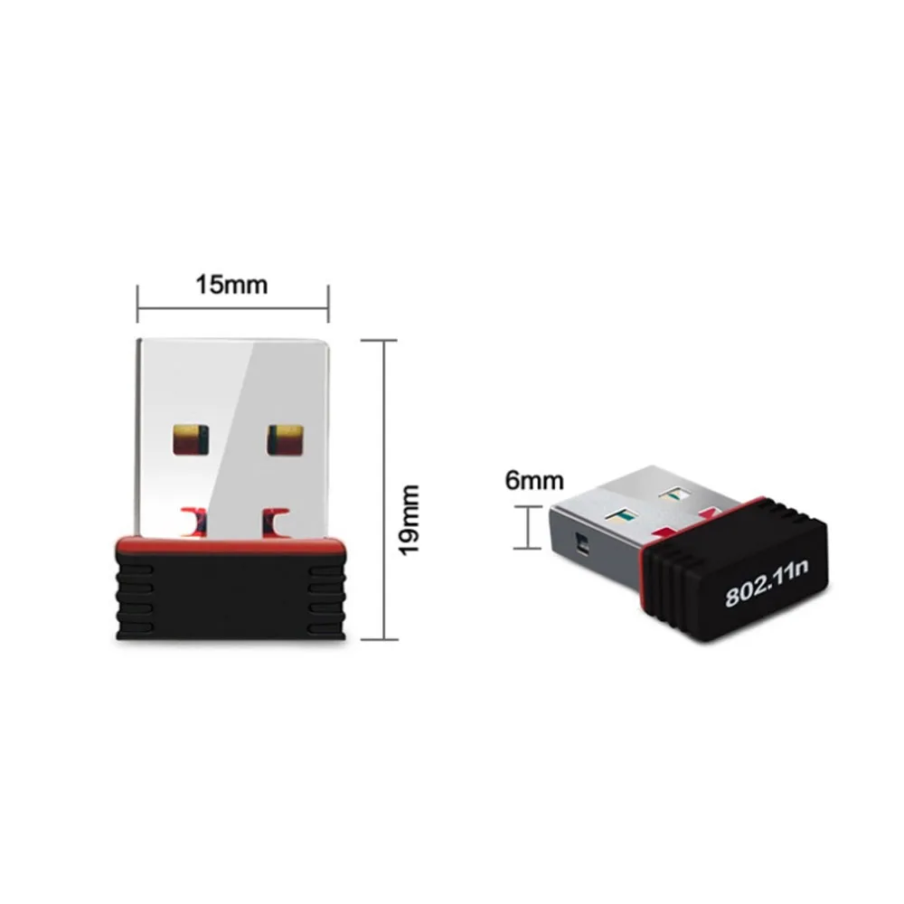 150Mbps USB 2.0 Wifi Dongle Adapter 8188/7601 Dual Band 5GHz/2.4GHz Wireless Mini Network Card For Windows XP/7/8/Linux/Mac OS